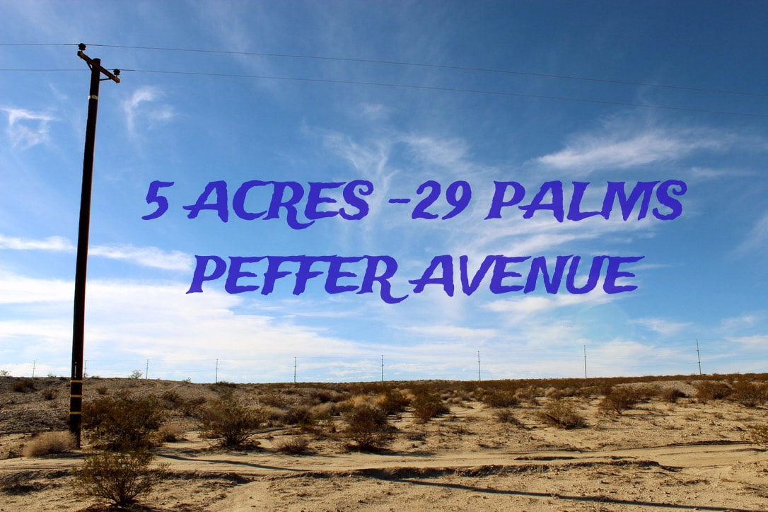 Twentynine Palms: Duplex Lot on Ocotillo! 